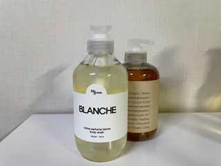 빅그린 니치 퍼퓸 바이옴바디워시 500ml(상탈, 블랙베리&베이, 블랑쉐 3종 중 택1) — 5점을 준 리뷰어가 2022년 7월 올린 사용 사진