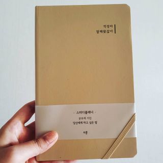 응원과 위로가 필요한 당신에게  리훈 하고싶은말 스터디 플래너 — 5점을 준 리뷰어가 2021년 5월 올린 사용 사진