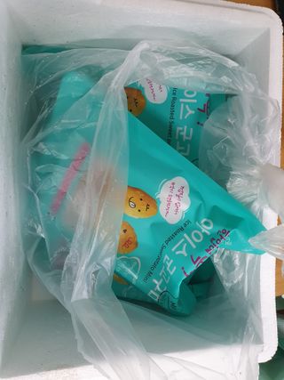 해뜨온 껍질없는 한입아이스 군고구마 120g x 4개 — 5점을 준 리뷰어가 2021년 9월 올린 사용 사진
