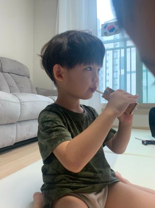 메디웰 페디아드링크 미니 바나나맛 — 4점을 준 리뷰어가 2022년 8월 올린 사용 사진