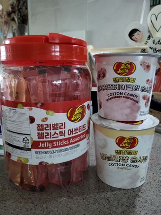 젤리벨리 젤리스틱 어쏘티드 900g — 5점을 준 리뷰어가 2022년 8월 올린 사용 사진