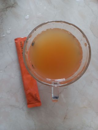 아임오 모로오렌지 콜라겐 1box (14포) — 4.5점을 준 리뷰어가 2023년 2월 올린 사용 사진
