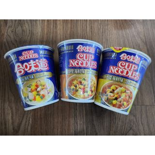 NISSIN 닛신 컵누들  4종 - 씨푸드오리지날, 씨푸드 스파이시, 씨푸드 커리, 씨푸드 XO소스 — 4점을 준 리뷰어가 2022년 11월 올린 사용 사진