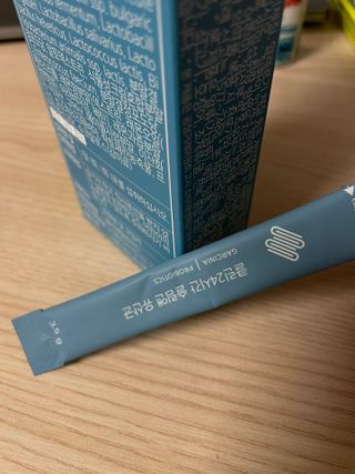 클린24시간 슬림앤유산균 1박스 (3.5g X 15포) — 4점을 준 리뷰어가 2022년 10월 올린 사용 사진