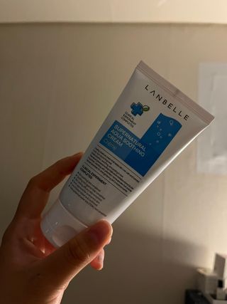 랑벨 수퍼내츄럴 아쿠아 수딩 크림 100ml — 5점을 준 리뷰어가 2022년 6월 올린 사용 사진