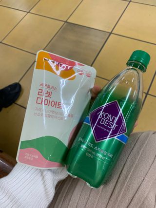 [경남제약헬스케어] 케어플러스 리셋 다이어트 청포도맛 100ml X 5포 (5일분) — 5점을 준 리뷰어가 2023년 4월 올린 사용 사진
