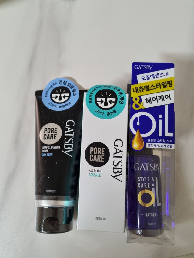[갸스비] 명불허전, 남성을 위한 브랜드 갸스비의 올인원, 폼클렌징, 헤어오일 3종 리뷰 사진
