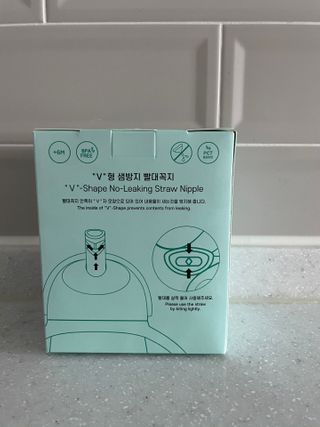 유비맘 트라이탄 코니빨대컵_컬러 랜덤 발송 — 5점을 준 리뷰어가 2021년 1월 올린 사용 사진