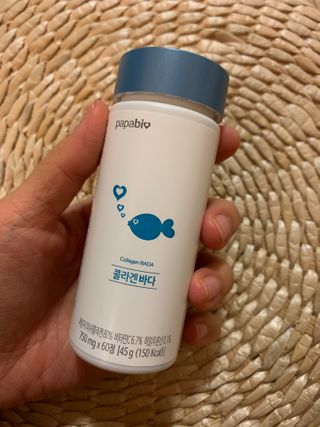 파파비오랩 승무원 콜라겐 콜라겐바다 — 5점을 준 리뷰어가 2021년 1월 올린 사용 사진
