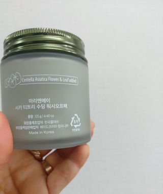 마리엔메이 시카 티트리 수딩 워시오프 마스크팩 125g — 5점을 준 리뷰어가 2022년 4월 올린 사용 사진