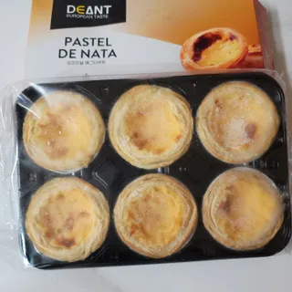 디앙뜨 포르투갈 에그타르트 오리지널 맛+패션후르츠+초콜릿타르트 맛 중 택1 — 5점을 준 리뷰어가 2021년 8월 올린 사용 사진
