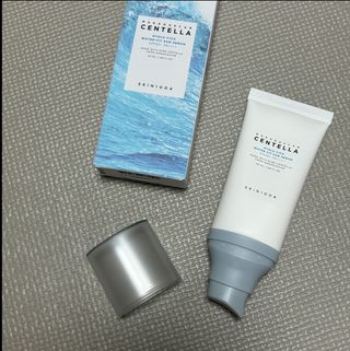 [스킨1004] 마다가스카르 센텔라 히알루-시카 워터핏 선세럼 50ml — 5점을 준 리뷰어가 2024년 6월 올린 사용 사진