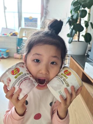 젤리벨리 솜사탕 2종-딸기치즈케이크, 바닐라 — 5점을 준 리뷰어가 2021년 11월 올린 사용 사진
