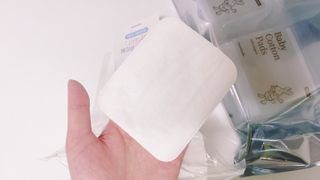 디어엘로디 프리미엄 유기농 베이비 솜티슈 40매 3 + 1 PACK — 5점을 준 리뷰어가 2021년 3월 올린 사용 사진