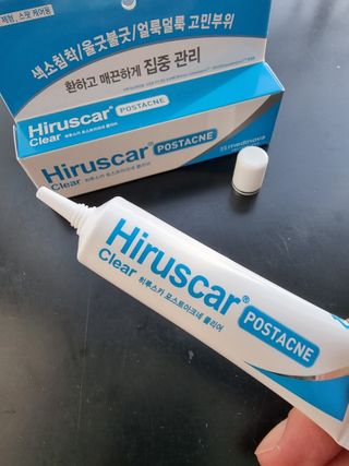히루스카 포스트아크네 클리어 — 5점을 준 리뷰어가 2021년 2월 올린 사용 사진