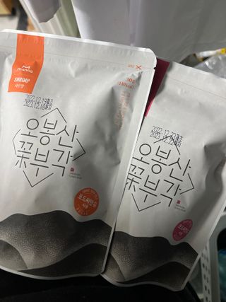 오봉산꽃부각 [만나식품] 오봉산 꽃부각 3가지 맛(오리지널, 새우맛, 매운고추맛) — 5점을 준 리뷰어가 2023년 1월 올린 사용 사진