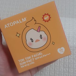 아토팜 톡톡 페이셜 선팩트 SPF43 PA+++ — 5점을 준 리뷰어가 2021년 3월 올린 사용 사진