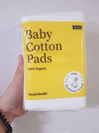 디어엘로디 프리미엄 유기농 유아 솜티슈 40매 3Pack +60매 1Pack 혼합형 — 5점을 준 리뷰어가 2021년 4월 올린 사용 사진