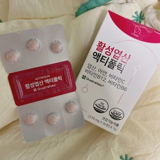 [리노브] 4세대 활성엽산 액티폴릭 270mg x 30정 — 5점을 준 리뷰어가 2022년 8월 올린 사용 사진
