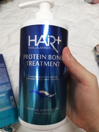 헤어플러스 단백질탈모샴푸 500ml+단백질본드앰플 145ml — 5점을 준 리뷰어가 2021년 3월 올린 사용 사진