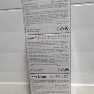 앤앤드 앤드앤엔드 pH 밸런싱 스파클렌저 — 5점을 준 리뷰어가 2021년 2월 올린 사용 사진