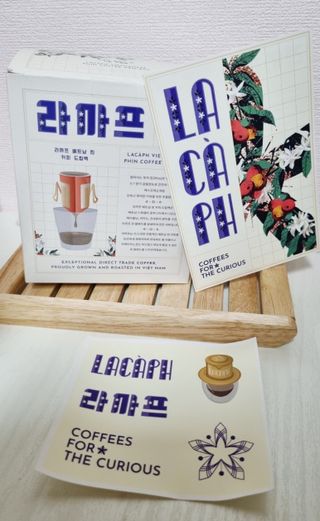 라까프 베트남 핀 커피 드립백 7개입 — 5점을 준 리뷰어가 2022년 9월 올린 사용 사진