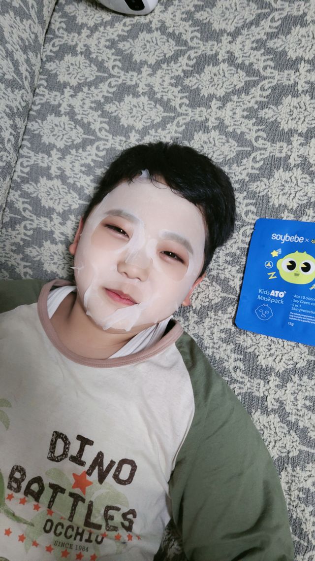 소이베베X신비아파트 키즈 아토 진정 마스크팩(신비 모양) 1+1 리뷰 사진