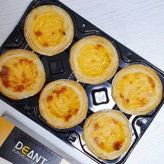 디앙뜨 포르투갈 에그타르트 오리지널 맛+패션후르츠 맛 중 택1 — 4점을 준 리뷰어가 2021년 7월 올린 사용 사진