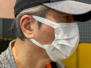 케이퓨리 KF80 덴탈 귀편한 숨쉬기편한 마스크 50매 — 5점을 준 리뷰어가 2022년 9월 올린 사용 사진