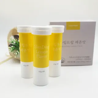 [슬림드랍 레몬맛] 건기식 다이어트 보조제 겸 비타민 — 5점을 준 리뷰어가 2022년 1월 올린 사용 사진