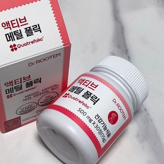 [닥터루템] 액티브 메틸 폴릭 800 4세대 활성형 엽산 1box (1개월분) — 5점을 준 리뷰어가 2023년 1월 올린 사용 사진