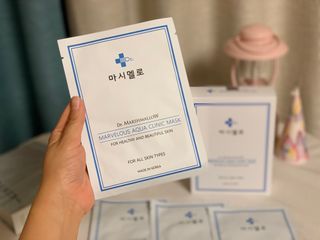 닥터마시멜로 닥터마스멜로 마블러스 아쿠아 클리닉 마스크 — 4점을 준 리뷰어가 2021년 7월 올린 사용 사진