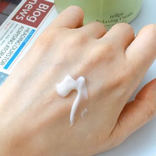 카오리온코스메틱스 사카로미세스와 시카의 만남        릴리피 릴렉싱 크림 진정한 탄력을 경험해보세요 — 5점을 준 리뷰어가 2021년 5월 올린 사용 사진