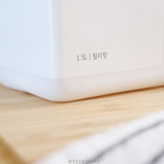 [생활공작소] 섬유유연제 + 세탁세제 1.5L 릴리향 — 5점을 준 리뷰어가 2021년 2월 올린 사용 사진