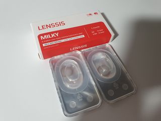 렌시스 LENSSIS [ 렌시스 ] 데일리 소프트한 색감렌즈 ＃밀키시리즈 1개월용 ｜ 3컬러 중 택1 ｜ — 5점을 준 리뷰어가 2021년 6월 올린 사용 사진