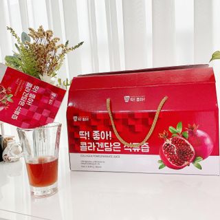 미쁨생활건강 콜라겐 담은 석류즙 70ml x 30포 — 5점을 준 리뷰어가 2021년 9월 올린 사용 사진