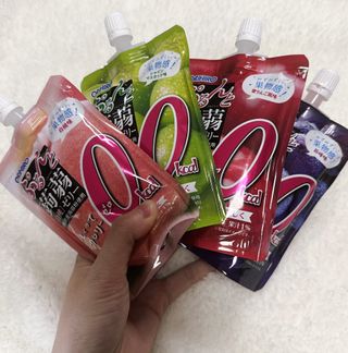 ORIHIRO 오리히로 곤약젤리 제로칼로리 130g 4종 4팩(맛별로 1팩씩) — 5점을 준 리뷰어가 2023년 3월 올린 사용 사진