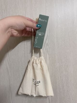 프랑스 뷰티메드 OFL 리밸런싱 케어 3종 키트 (OFL세럼 30ml & 딸라스파 어메니티 4종 증정) — 5점을 준 리뷰어가 2022년 8월 올린 사용 사진