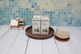 이롬 erom 황성주박사의 국산콩 두유 검은콩 고칼슘 — 5점을 준 리뷰어가 2020년 12월 올린 사용 사진