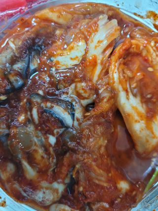 셰프애찬 별미김치 굴겉절이 1kg — 5점을 준 리뷰어가 2022년 12월 올린 사용 사진