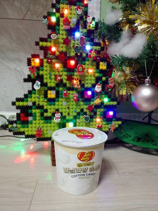 젤리벨리 솜사탕 2종-딸기치즈케이크, 바닐라 — 4.5점을 준 리뷰어가 2021년 12월 올린 사용 사진