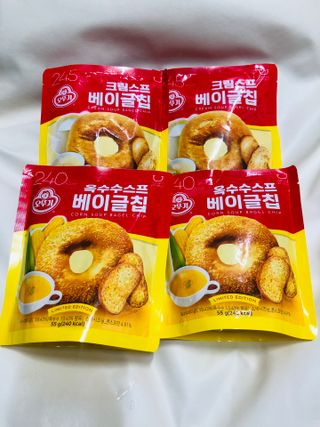 딜라이트 프로젝트 오뚜기스프 베이글칩 2종 — 5점을 준 리뷰어가 2021년 8월 올린 사용 사진