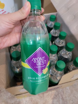 몽베스트 Montbest with Sparkling water Lemon OR Lime 20병(랜덤) — 5점을 준 리뷰어가 2021년 10월 올린 사용 사진