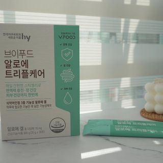 브이푸드 알로에 트리플케어 — 5점을 준 리뷰어가 2022년 4월 올린 사용 사진