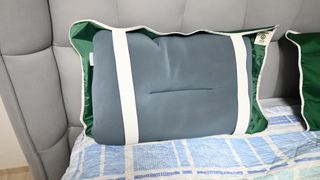 의식주의 비건 인증 오가닉 순면 베개 커버 레이어 커플 세트 — 5점을 준 리뷰어가 2023년 3월 올린 사용 사진