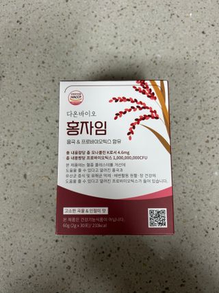 하루 1포로 콜레스테롤, 유산균, 고역가 소화효소까지 한번에 섭취! 다온바이오 홍자임 1개월분(30포) — 5점을 준 리뷰어가 2022년 12월 올린 사용 사진