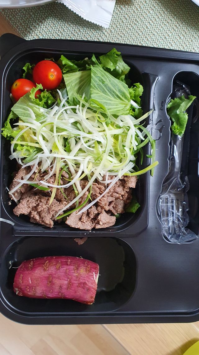 작심삼일 샐러드도시락 3개 맛보기 새벽배송 또는 택배배송 리뷰 사진