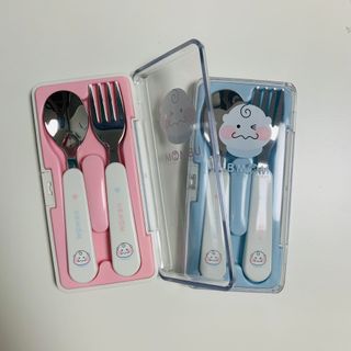 유비맘 스푼포크 케이스 세트 1+1 _컬러랜덤 발송 — 5점을 준 리뷰어가 2021년 1월 올린 사용 사진
