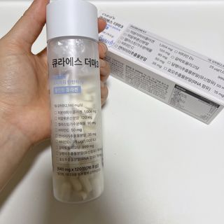 [큐라에스] 뮤신콜라겐 더마3 76.8(1개월분) — 5점을 준 리뷰어가 2023년 12월 올린 사용 사진