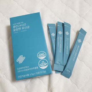 클린24시간 슬림앤유산균 1박스 (3.5g X 15포) — 5점을 준 리뷰어가 2022년 8월 올린 사용 사진